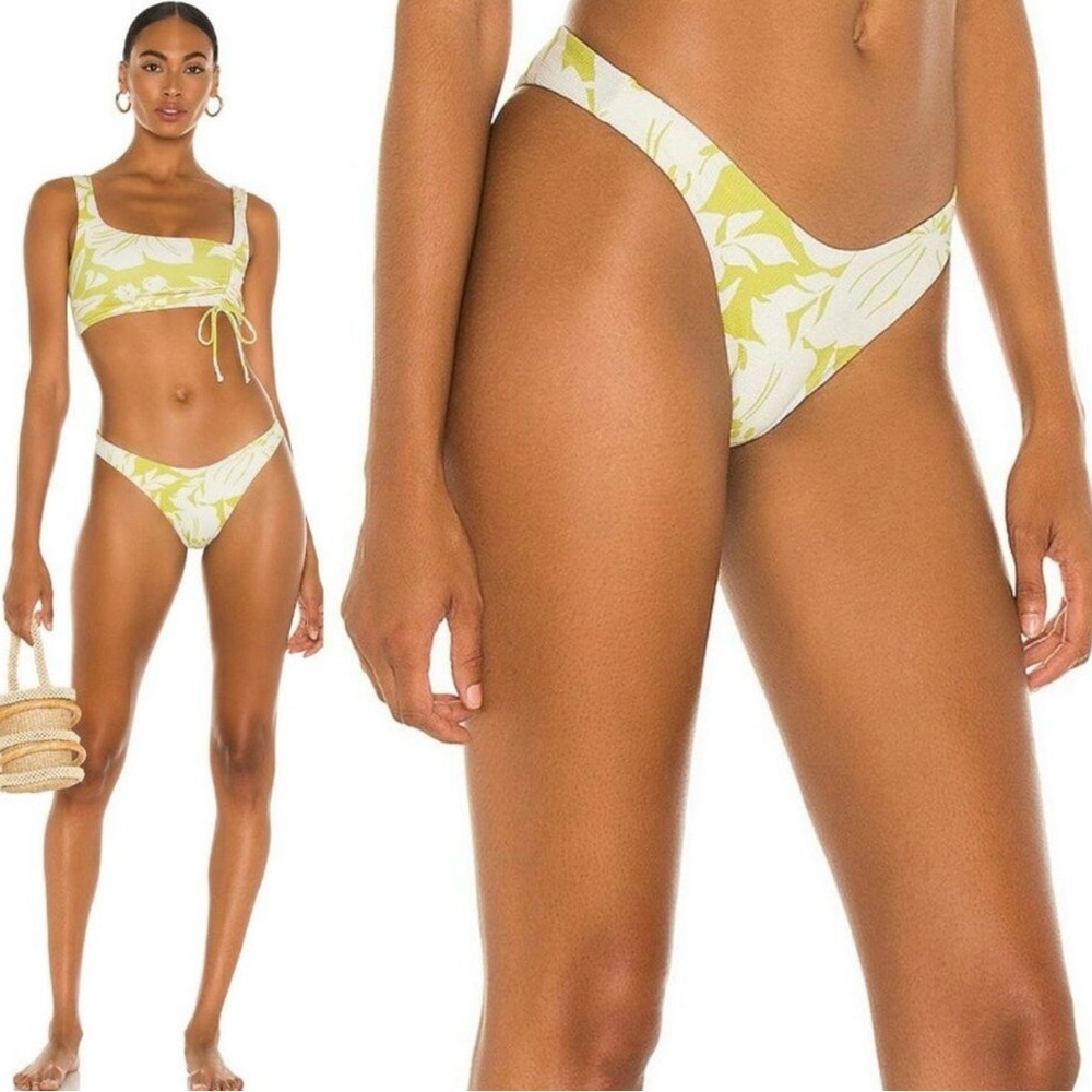 L*Space Cabana Bitsy Bottoms in Havana Blooms New With Tag $88